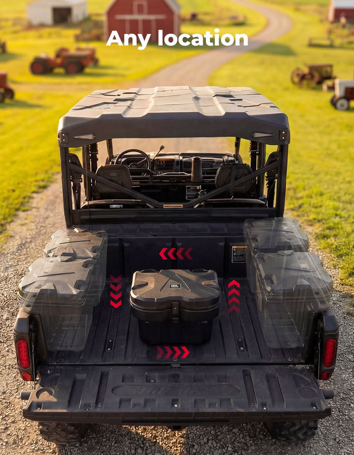 Can-Am Defender / Defender MAX / Commander Bed Storage Box (2016–2026) - Kemimoto