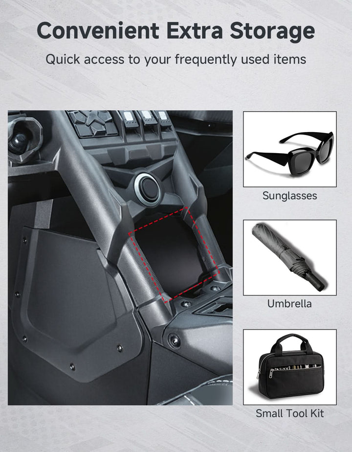 Center Console Cover for Can-Am Maverick X3 & X3 MAX