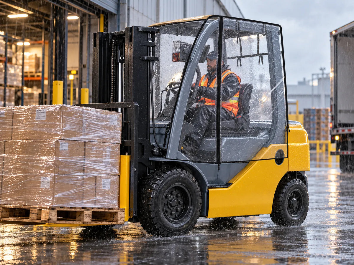Rainy Loading Dock Operations
