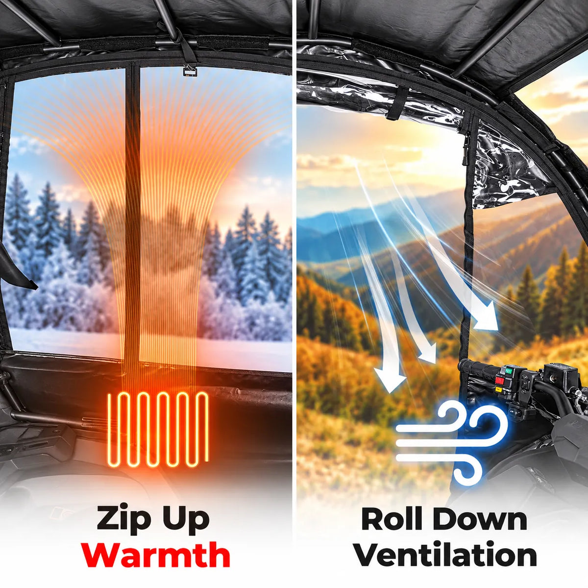 Entry remains practical across rough conditions