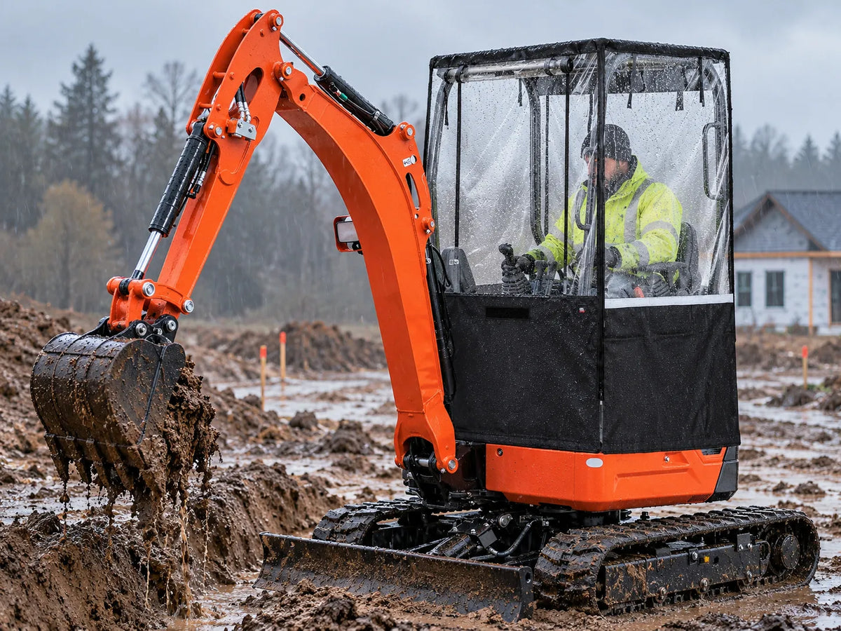 Cold or Rainy Trenching Work