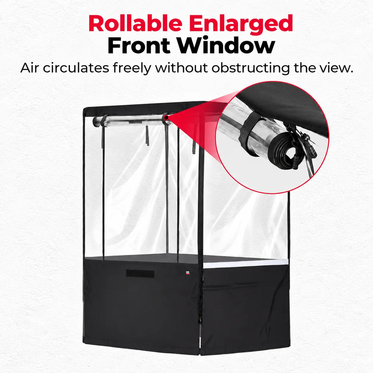 Ventilation can open from any direction