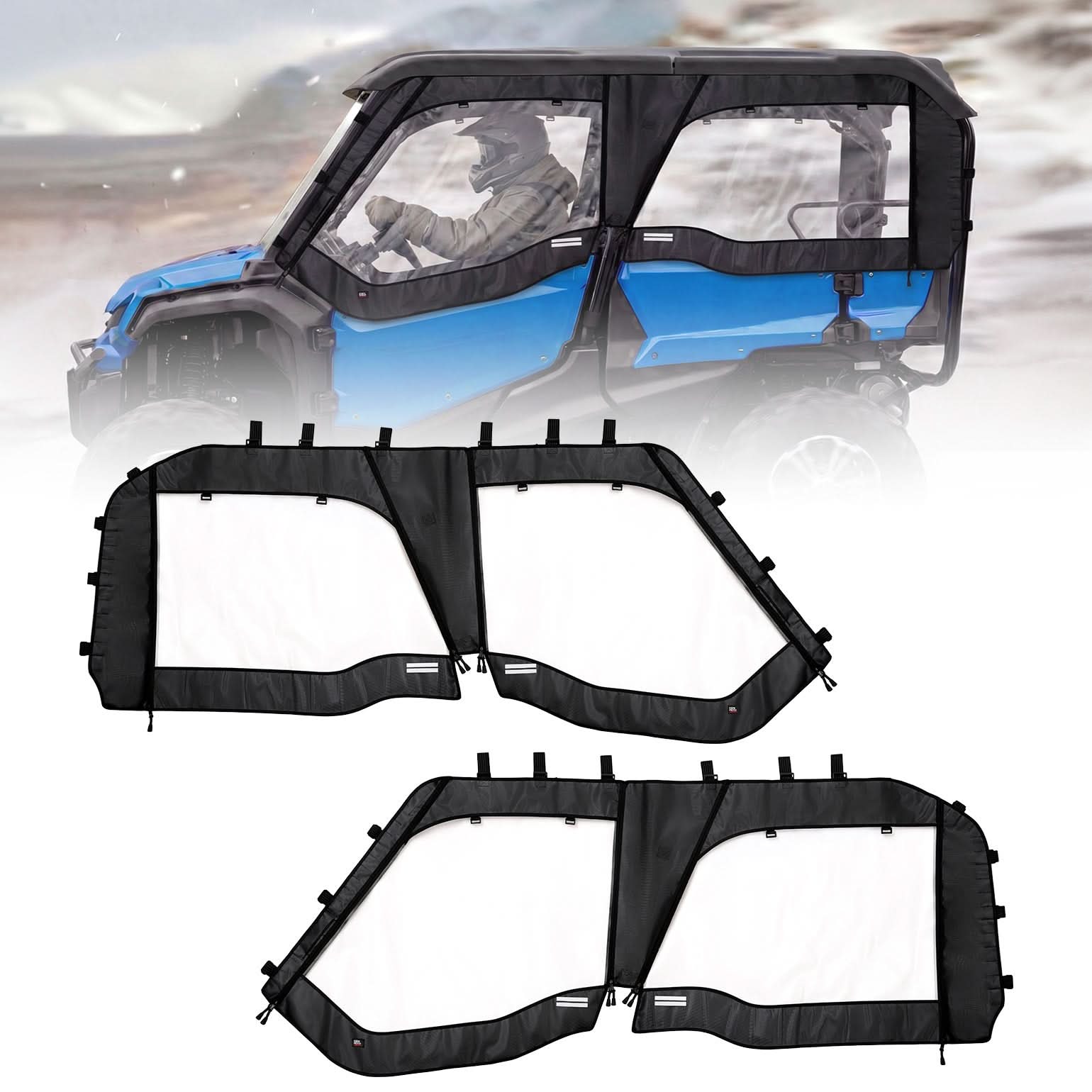 UTV Soft Upper Doors For Pioneer 1000-5