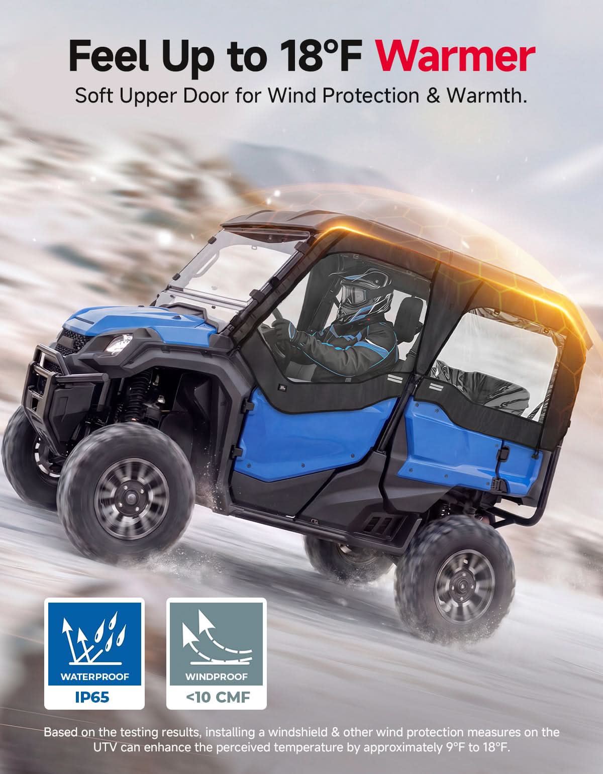 UTV Soft Upper Doors For Pioneer 1000-5