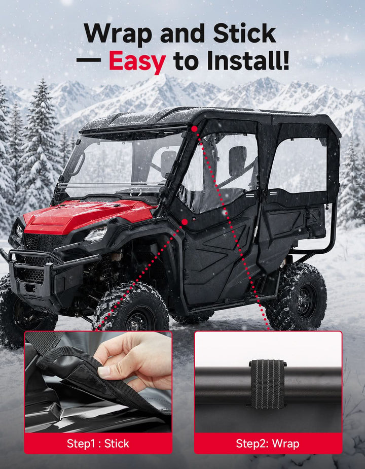 UTV Soft Upper Doors For Pioneer 1000-5