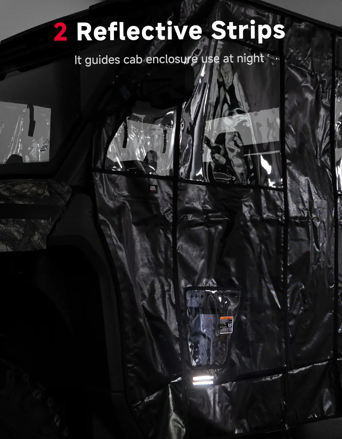 UTV Zipper Soft Doors for CFMOTO UForce 1000XL 2022-2026