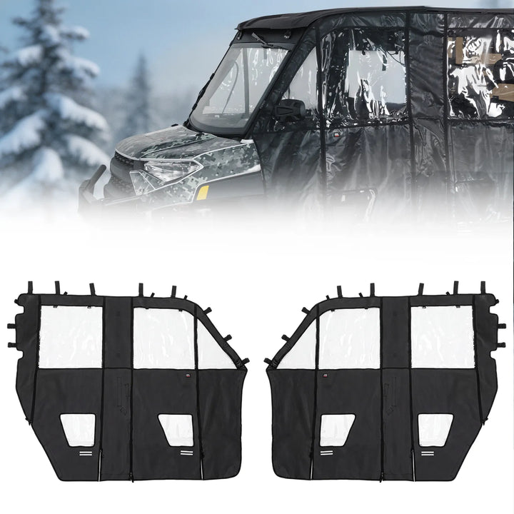 UTV Soft Upper Doors for Polaris Ranger Crew 1000 / Crew XP 1000 2017-2026
