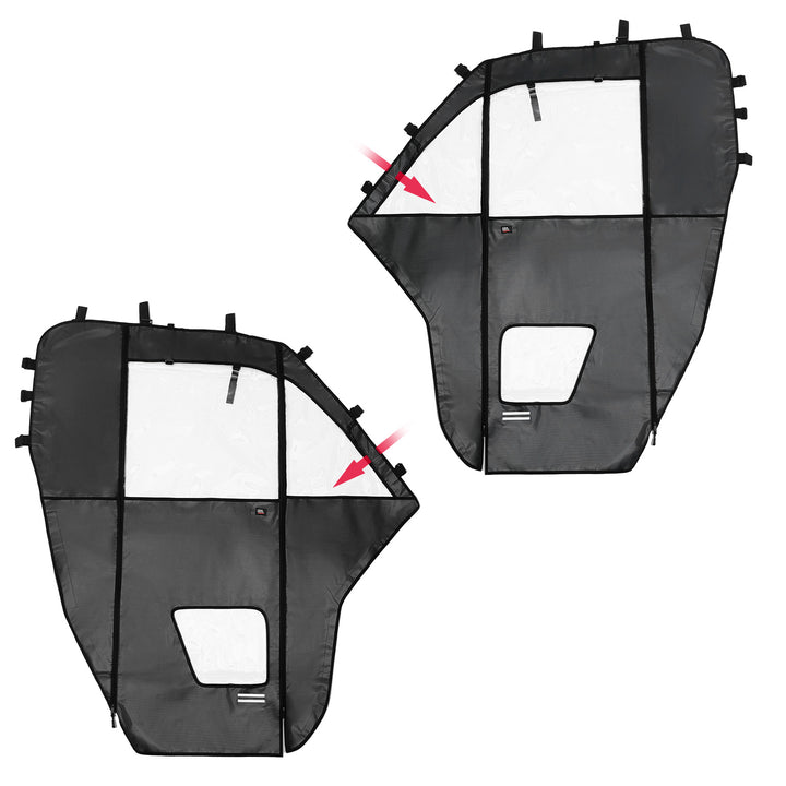 Soft Upper Doors For Can-Am Defender HD7 / HD8 / HD9 / HD10(2016+)