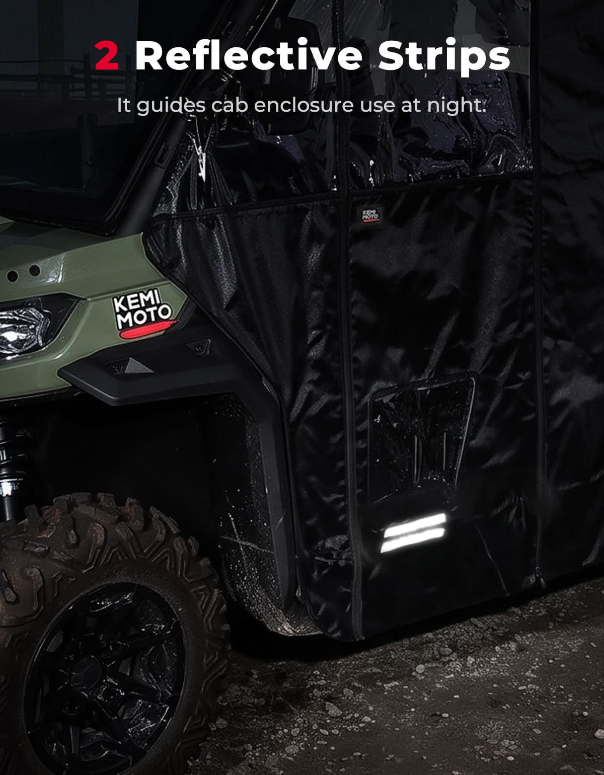 Soft Upper Doors For Can-Am Defender HD7 / HD8 / HD9 / HD10(2016+)