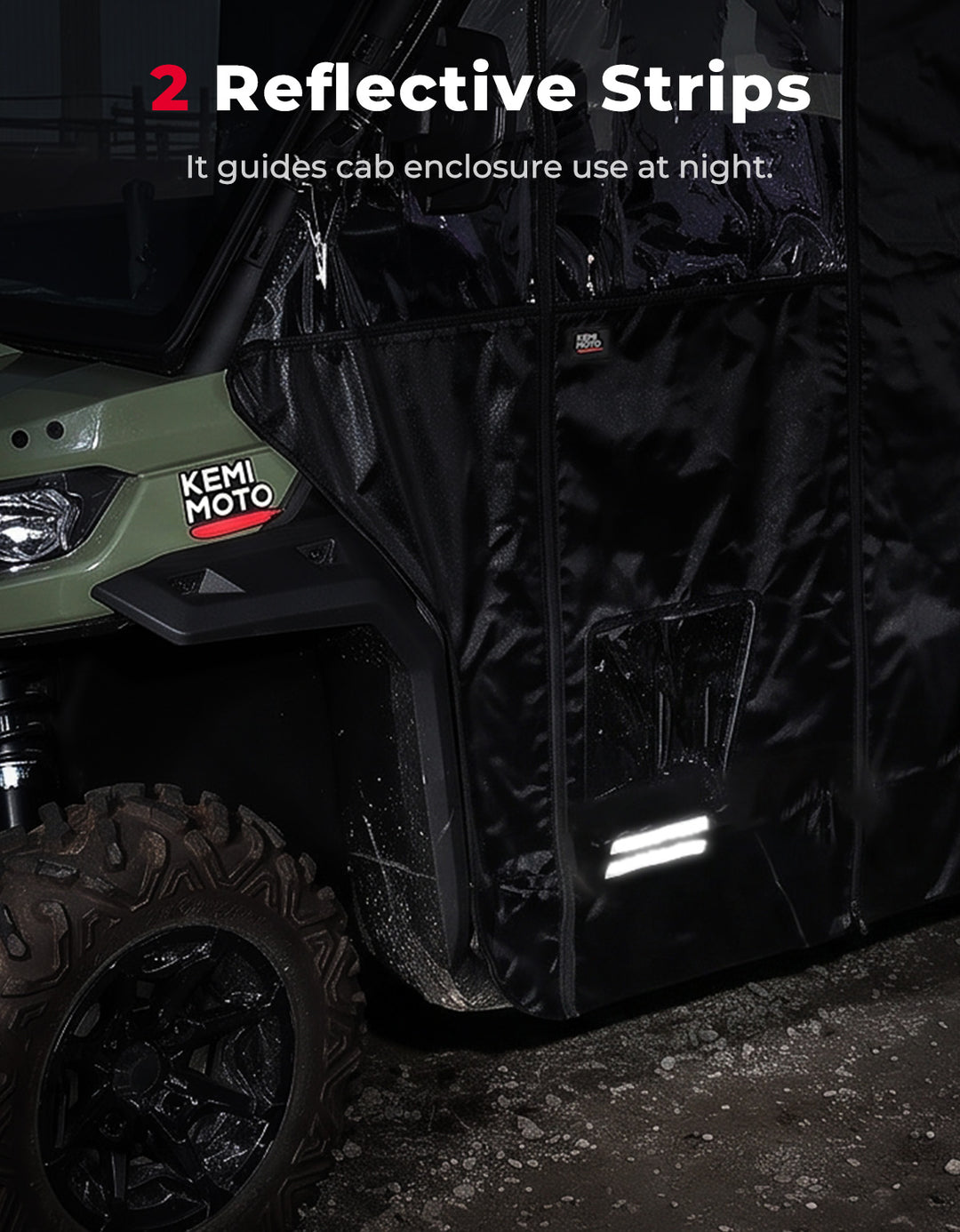Soft Upper Doors For Can-Am Defender HD7 / HD8 / HD9 / HD10(2016+)