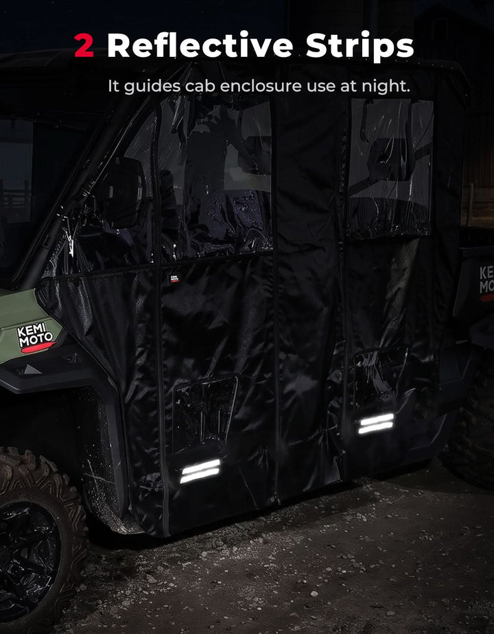 Soft Cab Enclosure Doors For Can-Am Defender MAX(2017+)