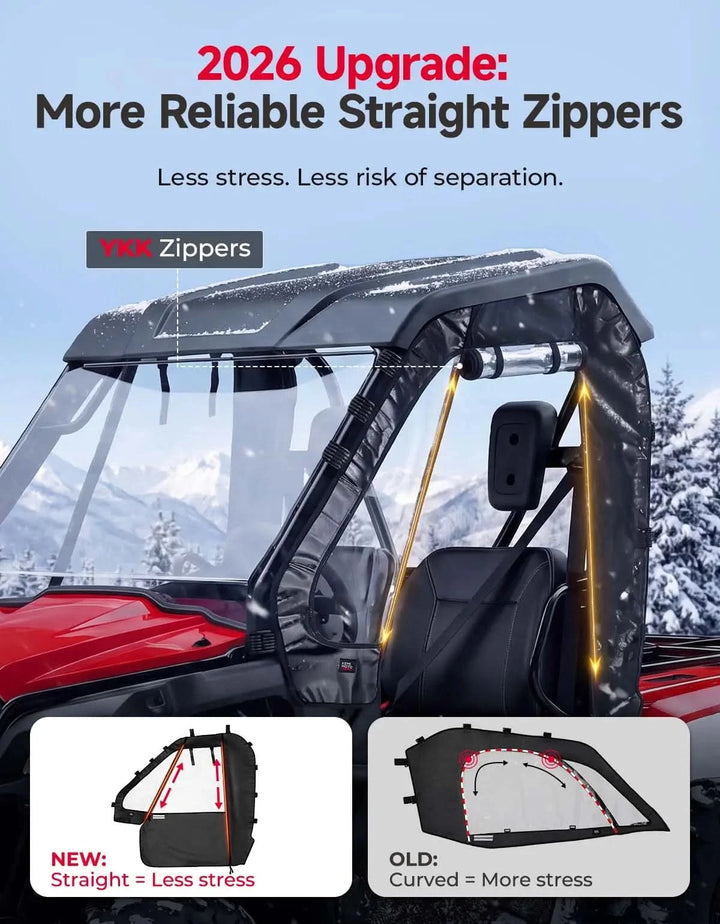 UTV Soft Upper Doors For Honda Pioneer 500/520