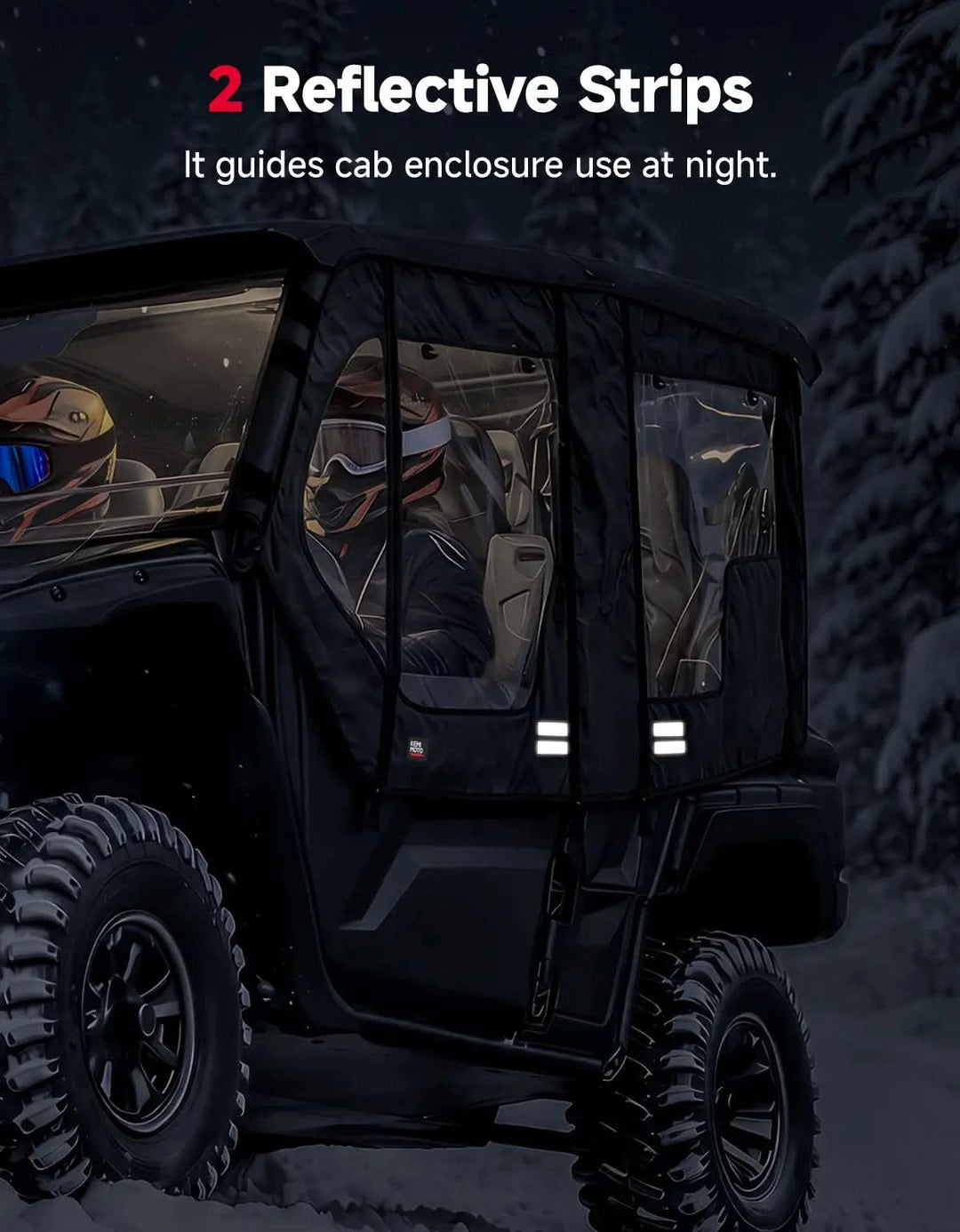 UTV Soft Upper Doors For 2021+ YAMAHA Wolverine X4