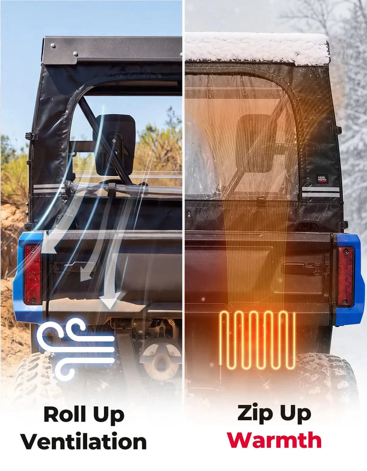UTV Soft Rear Windshield For Honda Pioneer 500/520