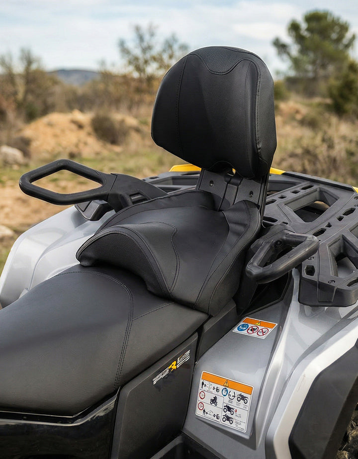 Can-Am Outlander MAX Passenger Rear Seat with Armrest (2012–2024) - Kemimoto