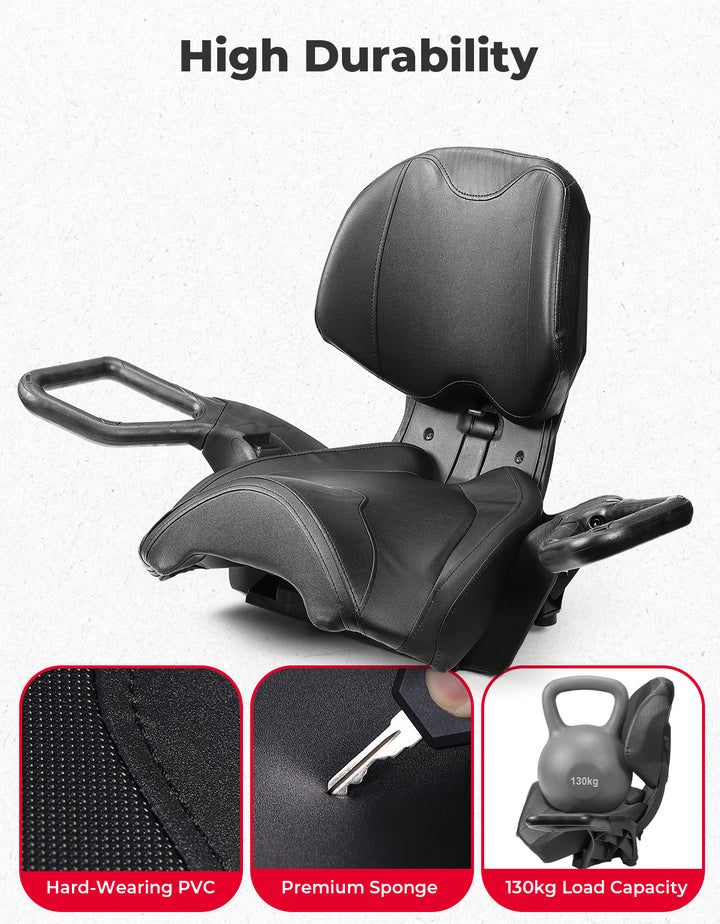 Can-Am Outlander MAX Passenger Rear Seat with Armrest (2012–2024) - Kemimoto