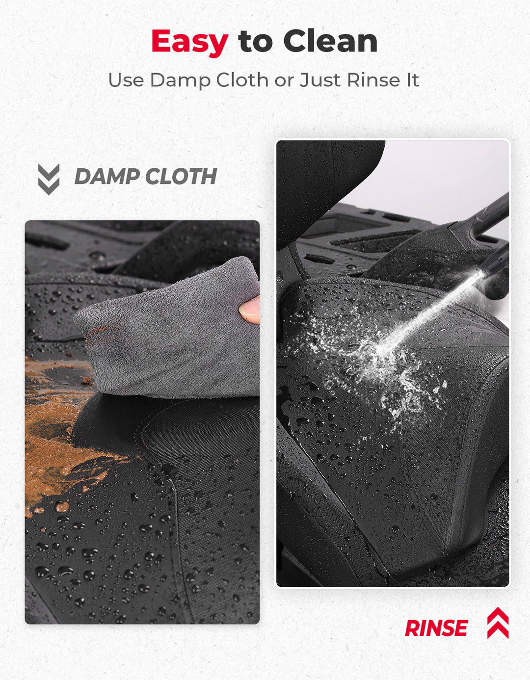 Can-Am Outlander MAX Passenger Rear Seat with Armrest (2012–2024) - Kemimoto