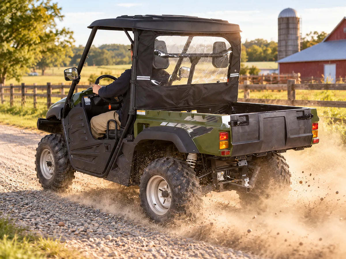 Dry Gravel and Farm Roads