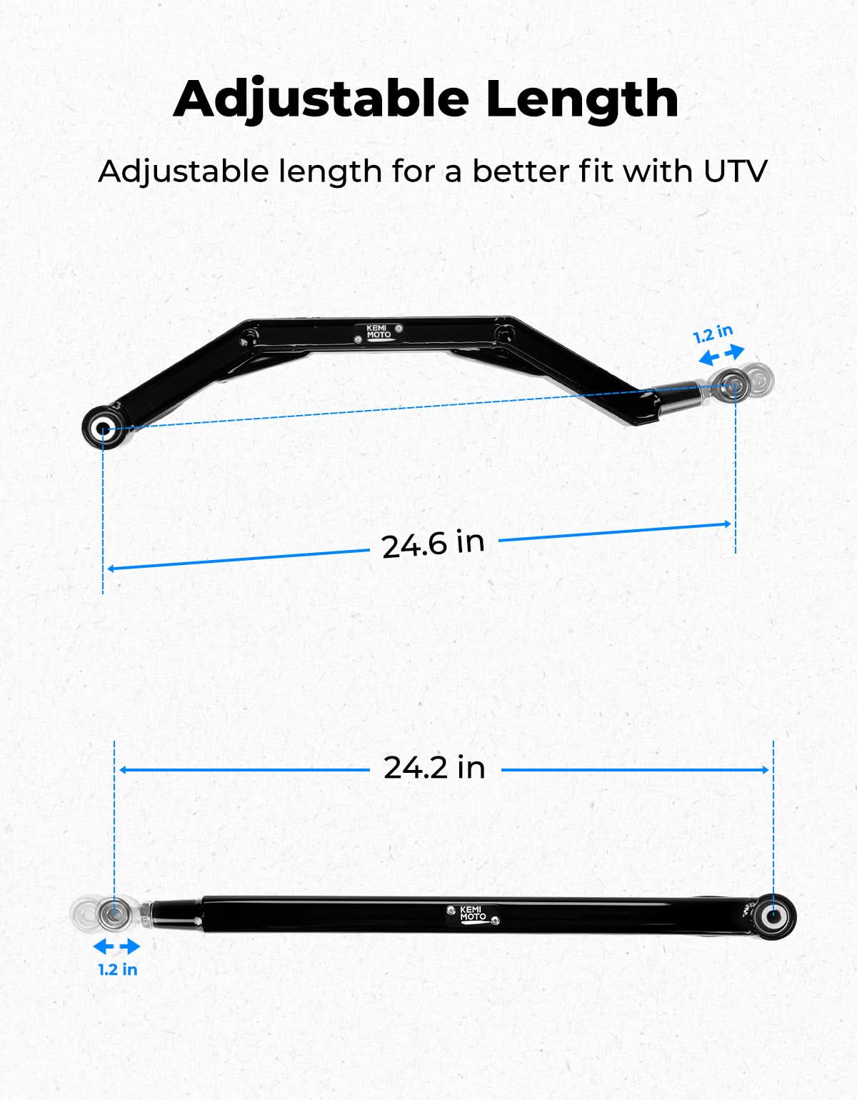 14-23 XP 1000 Rear Radius Arms for Polaris RZR XP 1000/RZR 4 1000