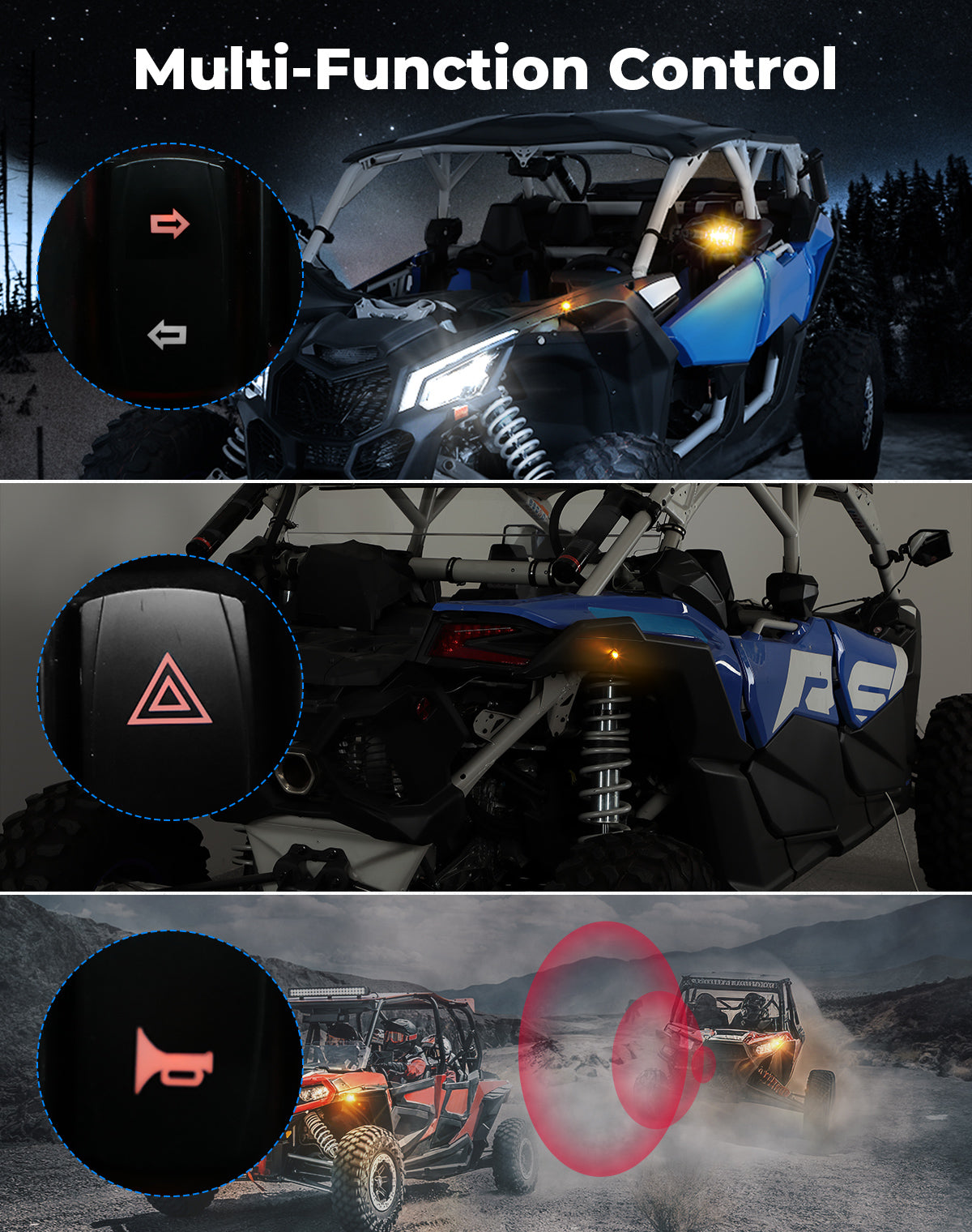 Turn Signal Harness: Synchronize KM Turn Signal Mirrors and Kits with One Switch - Kemimoto