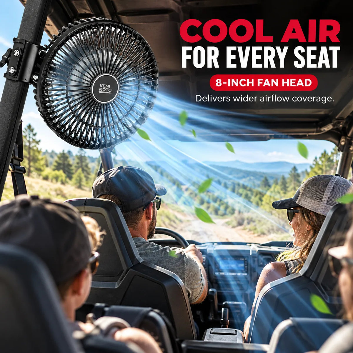 Cooling reaches beyond one narrow spot