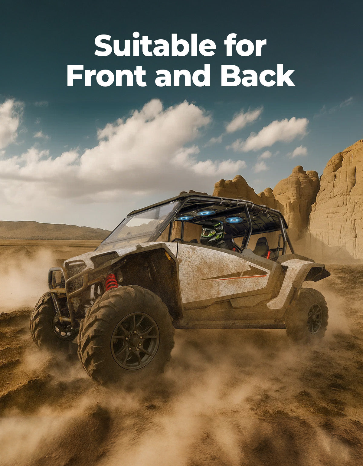 Overhead Fan for UTV with 57-41 inch Roof Width for Can-Am Polaris CFmoto - Kemimoto