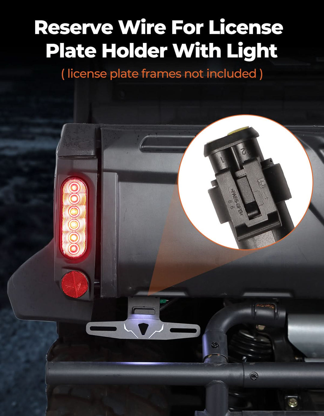 KEMIMOTO Turn Signal Kit For 2020+ Can-Am Defender - Kemimoto