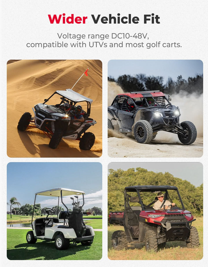 Universal Turn Signal Column Switch with 110D Horn, DC10-48V 10A for Polaris, Can-Am, Golf Cart, Teryx, CFMOTO - Kemimoto