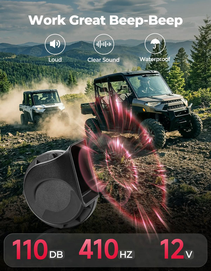 UTV/ATV Universal Turn Signal Kit with Dash Indicator & Sync Taillight - Kemimoto