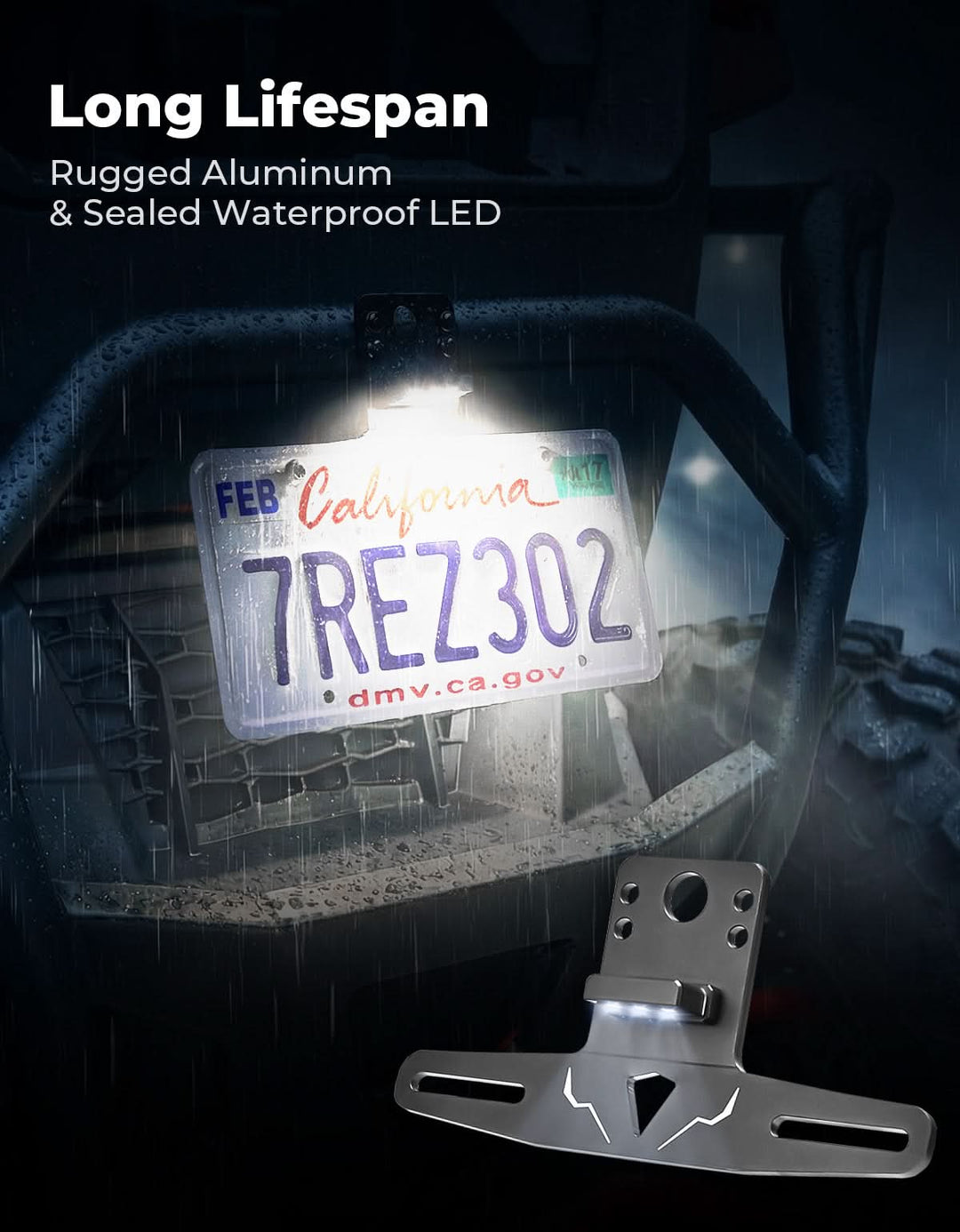 UTV/ATV Universal Turn Signal Kit with Dash Indicator & Sync Taillight - Kemimoto