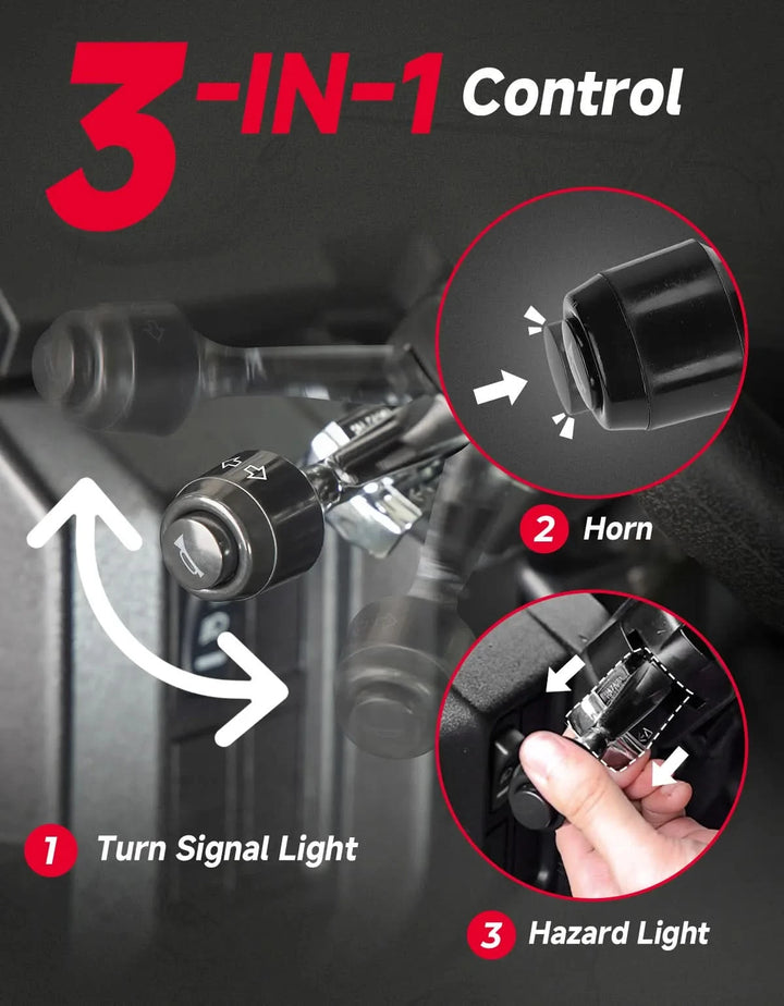 UTV Turn Signal Kit with Horn and License Plate Holder for Polaris Xpedition 2- and 4-Door 2024+