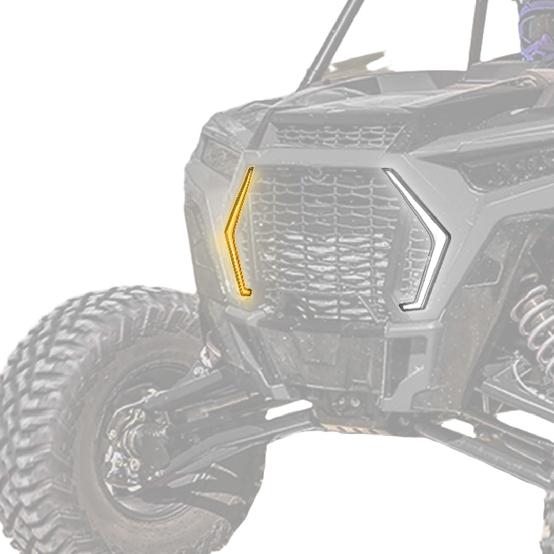 UTV Front Turn Fang Light Set Fit 2019+ Polaris RZR XP 1000/ Turbo S