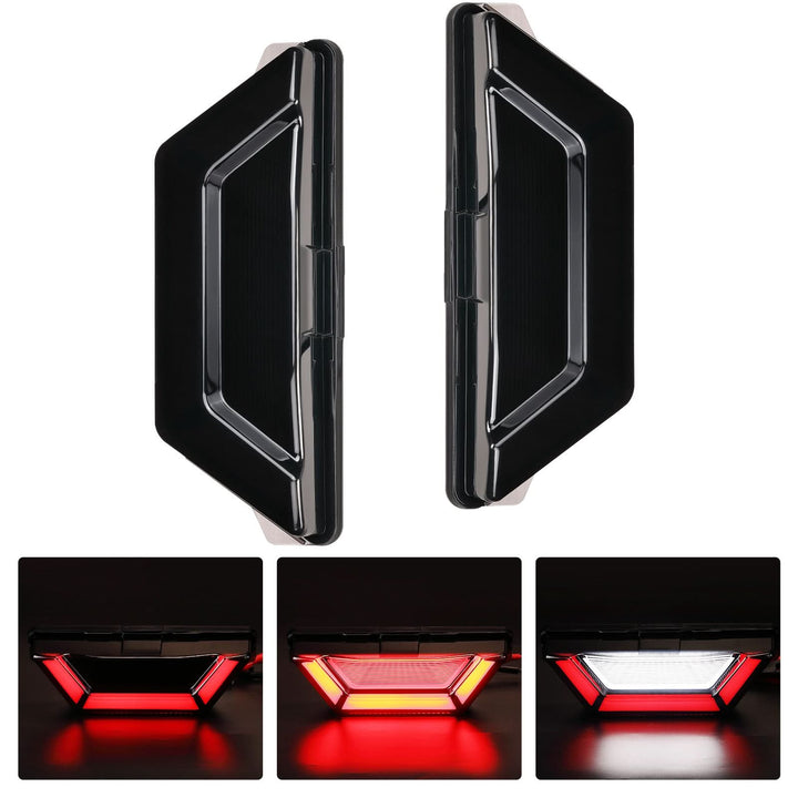 Pair Rear LED Brake Tail Lights Left+Right For Yamaha RMAX2/4 1000 2021-2024 - Kemimoto