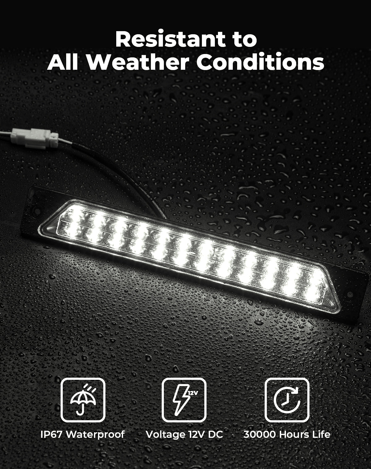 UTV Rear Cargo Bed Light for Can-Am Commander | Maverick Trail Sport - Kemimoto