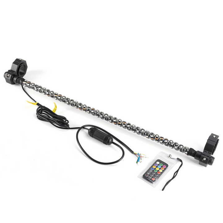 30" LED Chase Light Bar fit 1.5” Roll Cage for Polaris RZR, Can-Am Maverick X3 - Kemimoto