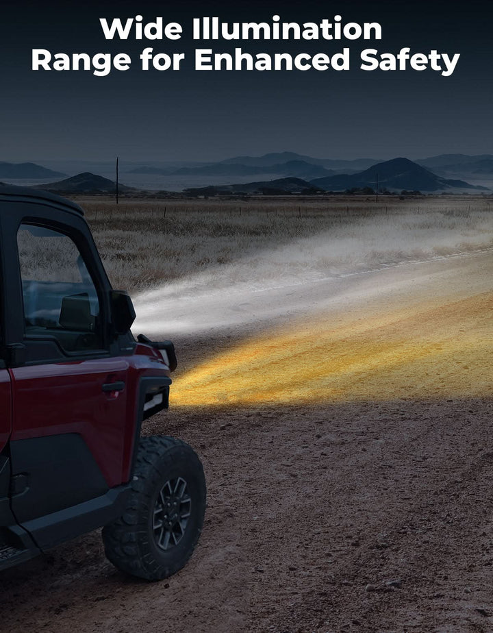 LED Front Bumper Lights for Polaris Ranger XD 1500 / CREW 2024-2025 - Kemimoto