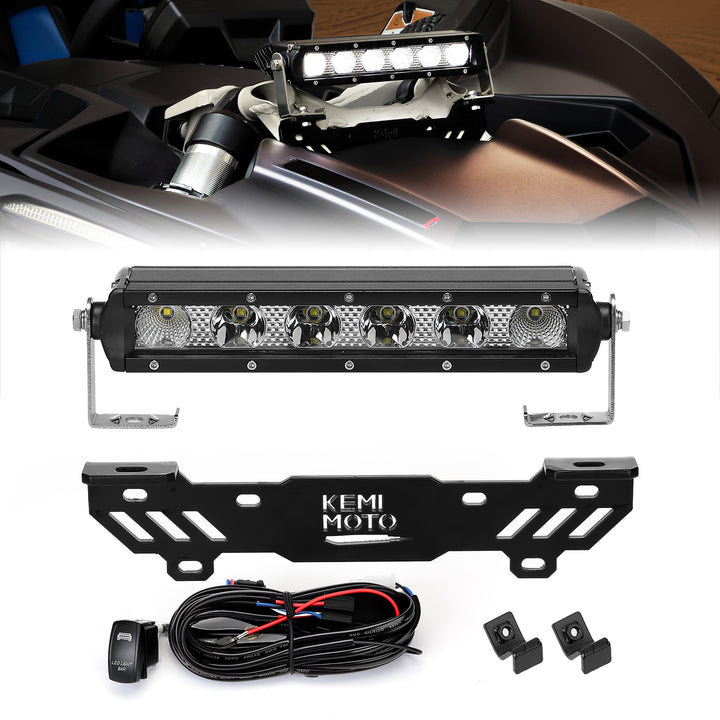 Shock Tower Light Bar with Mount Bracket for Can-Am Maverick X3&X3 MAX - Kemimoto