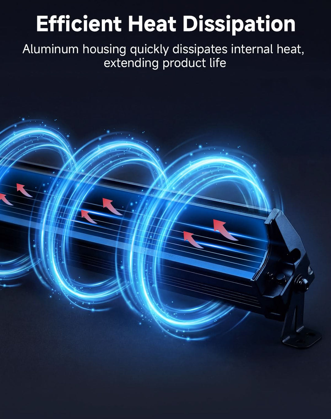Universal 31" LED Light Bar with White DRL