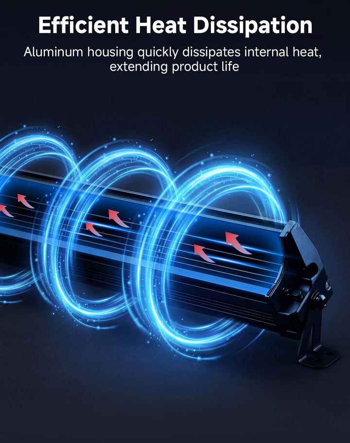Universal 31" LED Light Bar with White DRL