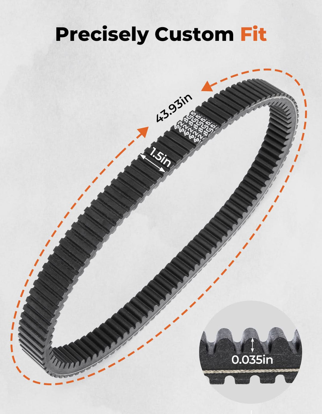 KEMIMOTO Upgraded X3 Drive Belt for Can-Am Maverick X3 and MAX - Kemimoto