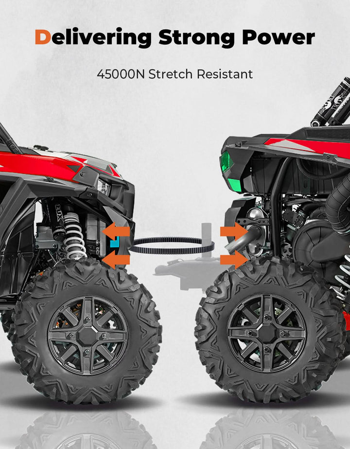 KEMIMOTO Upgraded X3 Drive Belt for Can-Am Maverick X3 and MAX - Kemimoto