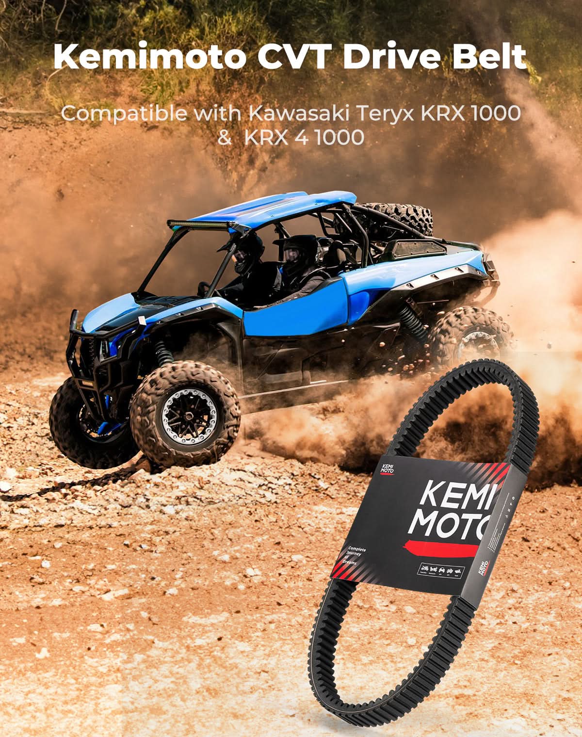 KRX 1000 Drive Belt – Kemimoto