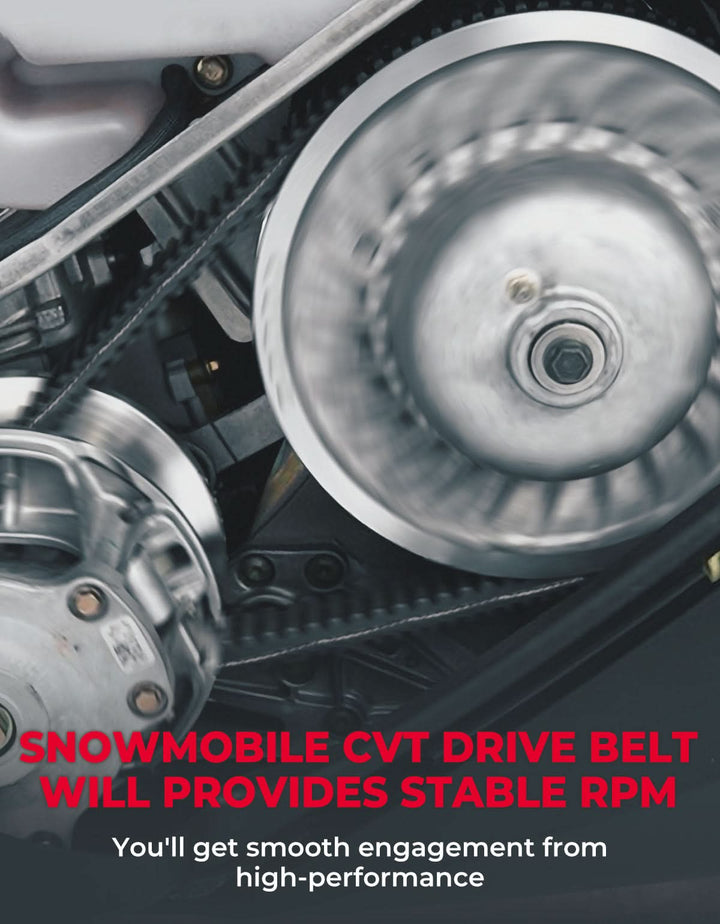 Heavy-Duty Snowmobile CVT Drive Belt for Ski-Doo 850 E-TEC, 900 ACE Turbo - Kemimoto