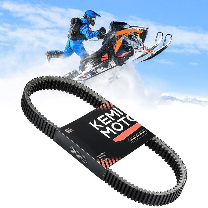 Snowmobile Drive Belt CVT Belt for Polaris 850 RMK/Khaos/PRO RMK/Slash (155/165/146) - Kemimoto