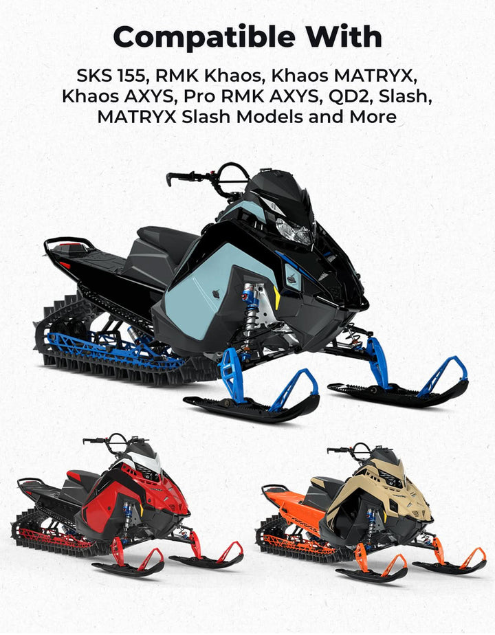 Snowmobile Drive Belt CVT Belt for Polaris 850 RMK/Khaos/PRO RMK/Slash (155/165/146) - Kemimoto