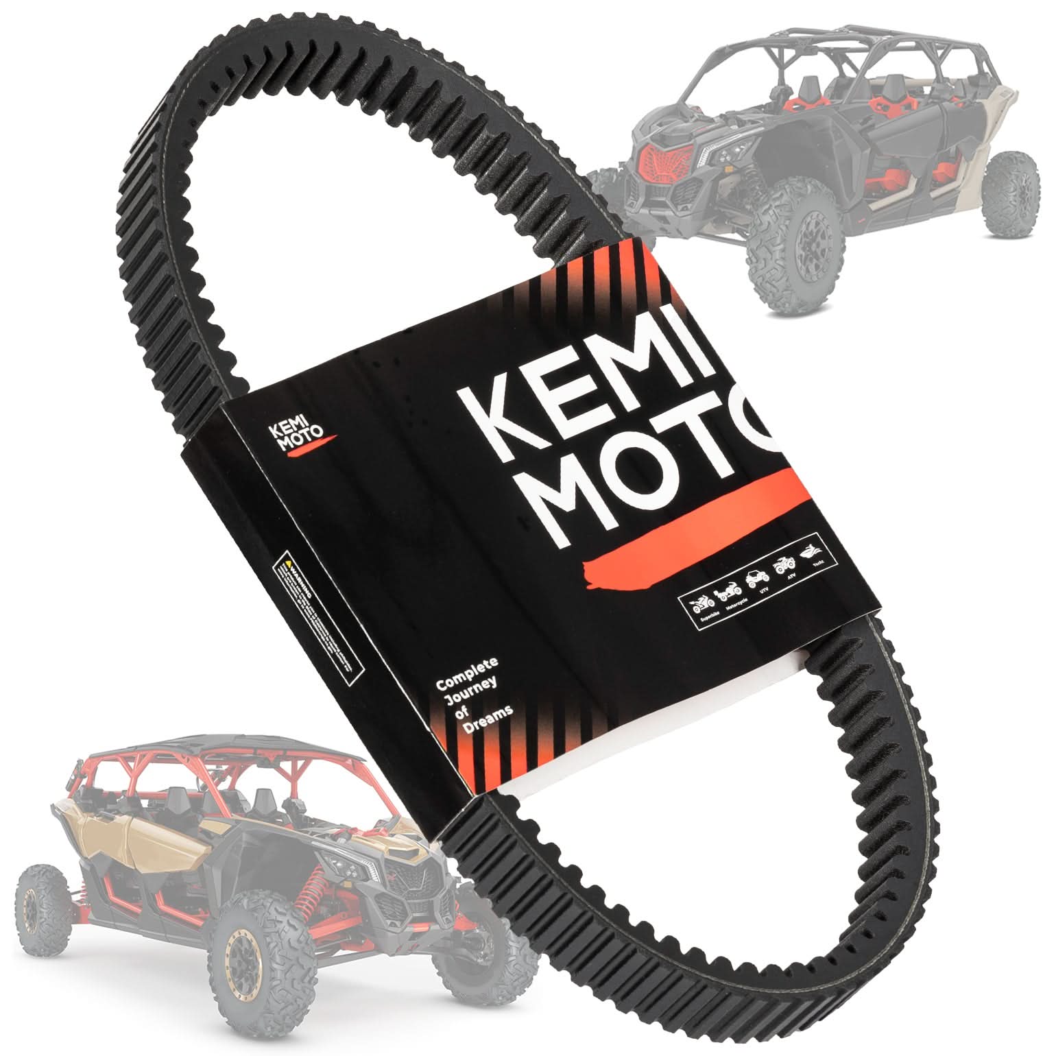 Drive Belt for Can-Am Maverick X3 Models Heavy-Duty CVT Belt Built for Smooth Engagement & Long-Lasting Performance