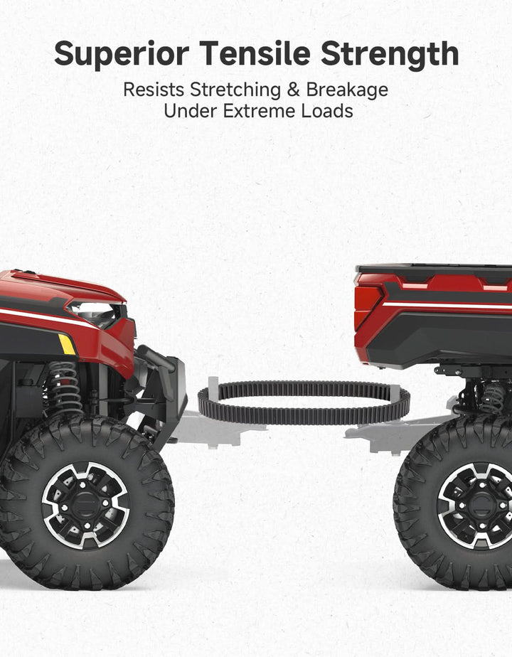 Drive Belt for Can-Am Maverick X3 Models Heavy-Duty CVT Belt Built for Smooth Engagement & Long-Lasting Performance