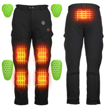 Men’s Heated Motorcycle Pants with 10000mAh Battery and Armor