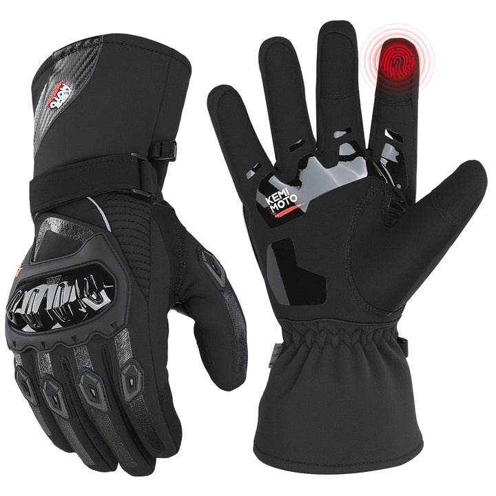 Motorcycle Winter Warm Gloves - Kemimoto