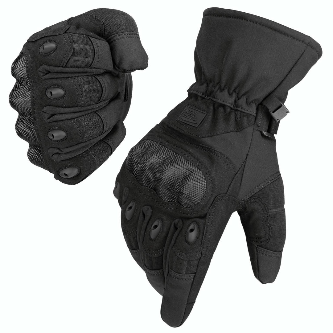 Men’s Tactical Gloves Winter Warm Touchscreen Motorcycle Riding Gloves - Kemimoto